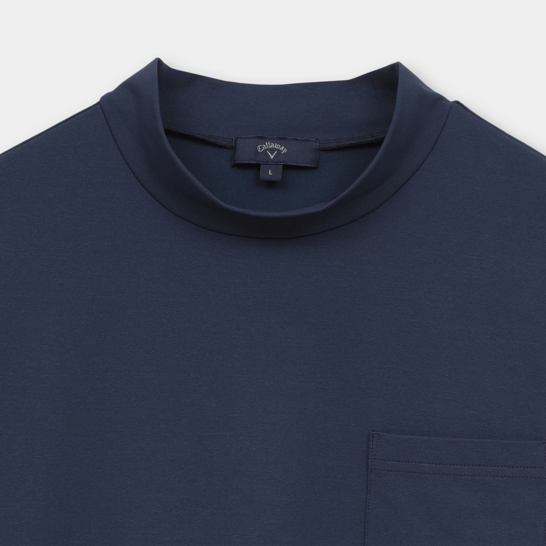 3℃裏クールリラックス半袖モックネック ※4Lサイズあり (MENS)