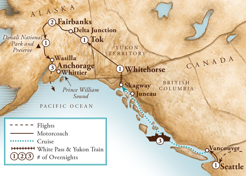 Holiday Vacations Alaska & Inside Passage Cruise