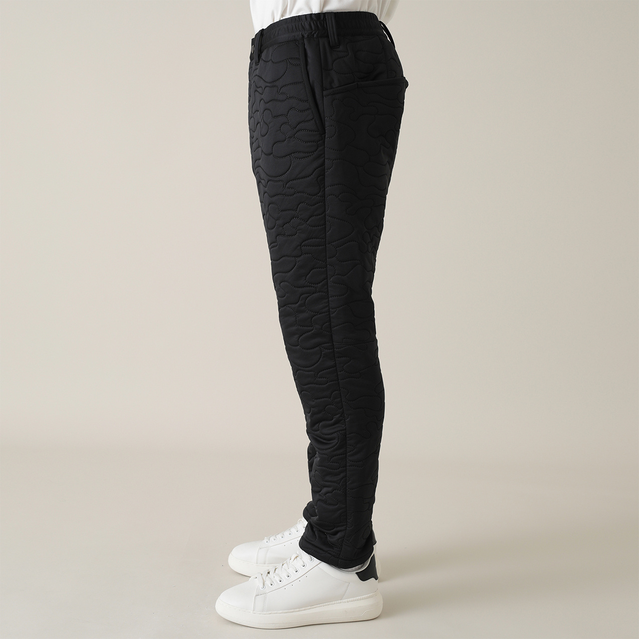 カモ柄 キルティング ロングパンツ(MENS)