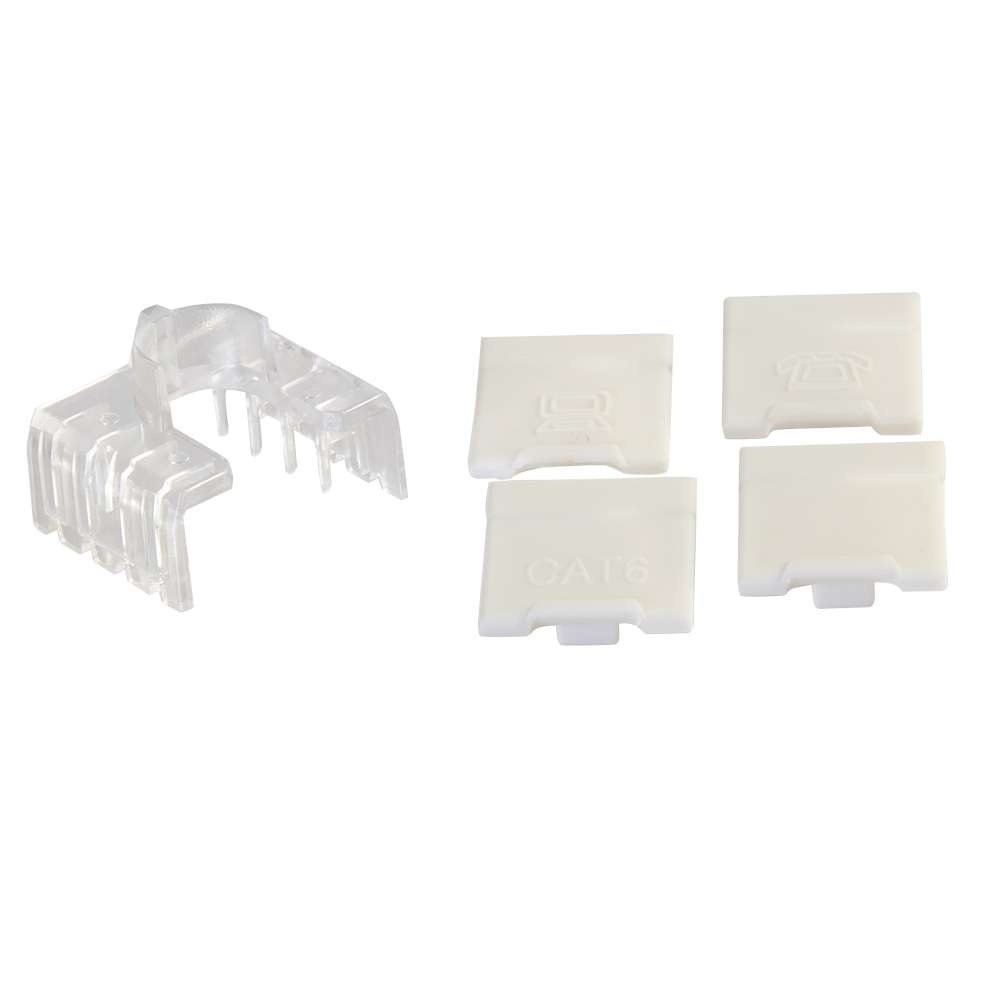 180 Cat6 RJ45 UTP Keystone Jack - Blue