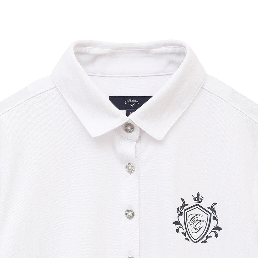 ストライプ長袖シャツ (WOMENS)