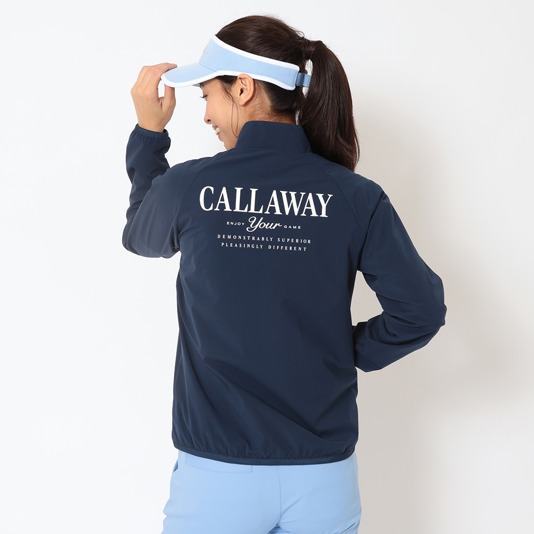 【新品・未使用】キャロウェイ フード付8WAYストレッチフルジップブルゾン（L） 8WAYストレッチフルジップブルゾン (WOMENS)