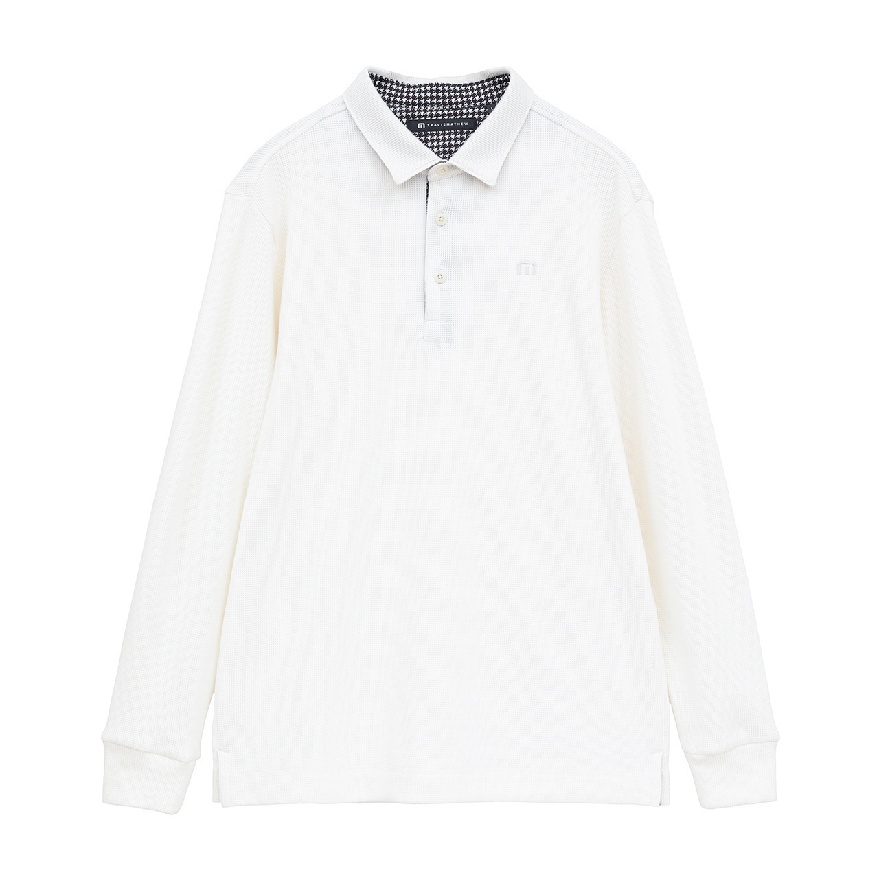 長袖ワッフルポロ(MENS)