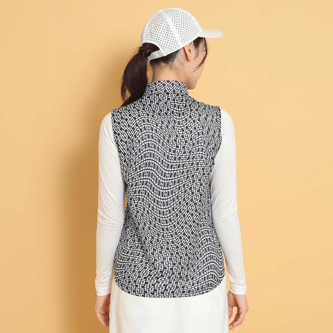 かざあなメッシュノースリーブセットシャツ (WOMENS)