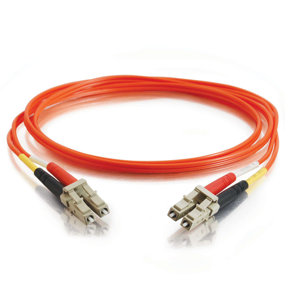 LC-LC 50/125 OM2 Duplex Multimode Fiber Optic Cable (TAA Compliant) - Orange