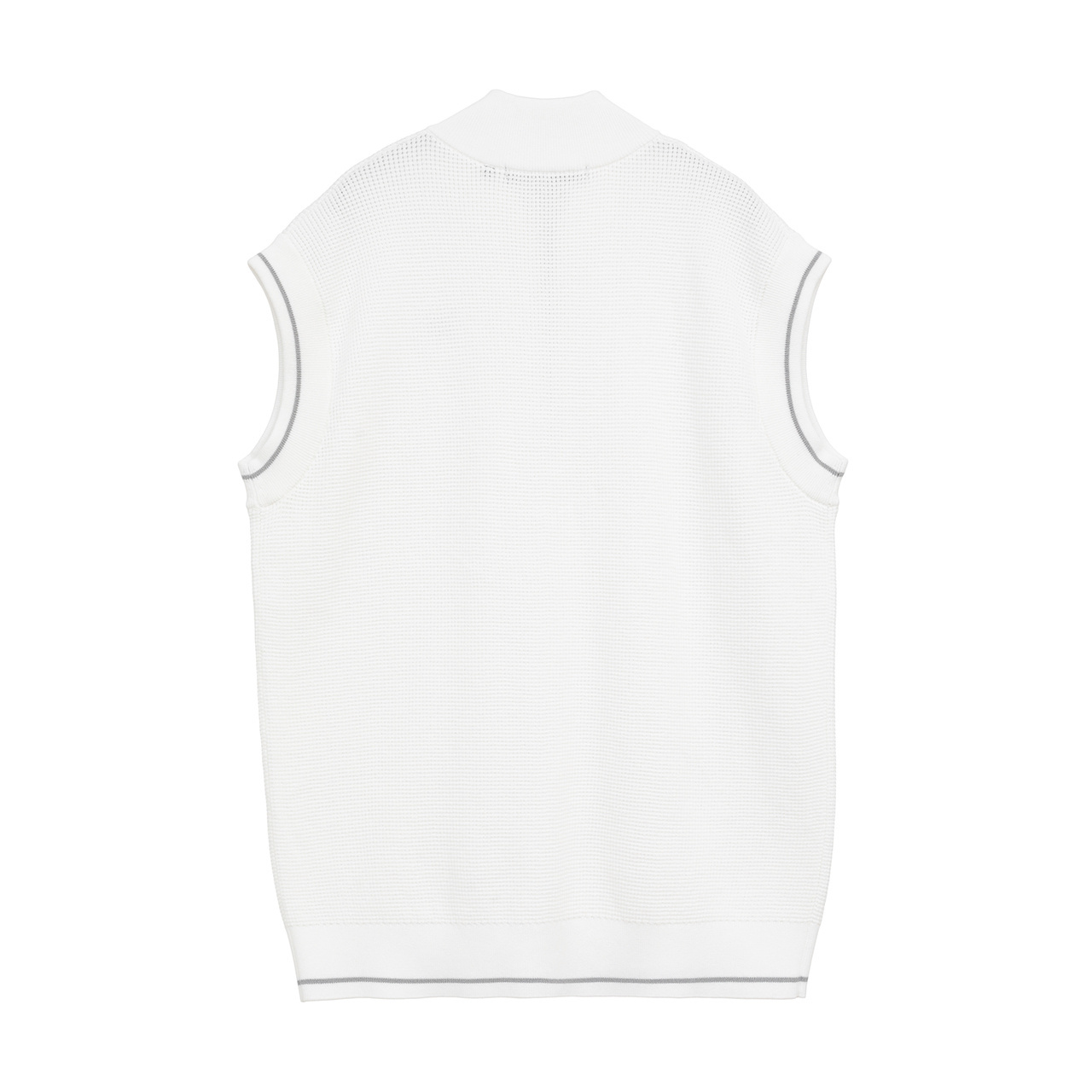 クォータージップ ニットベスト(UNISEX)