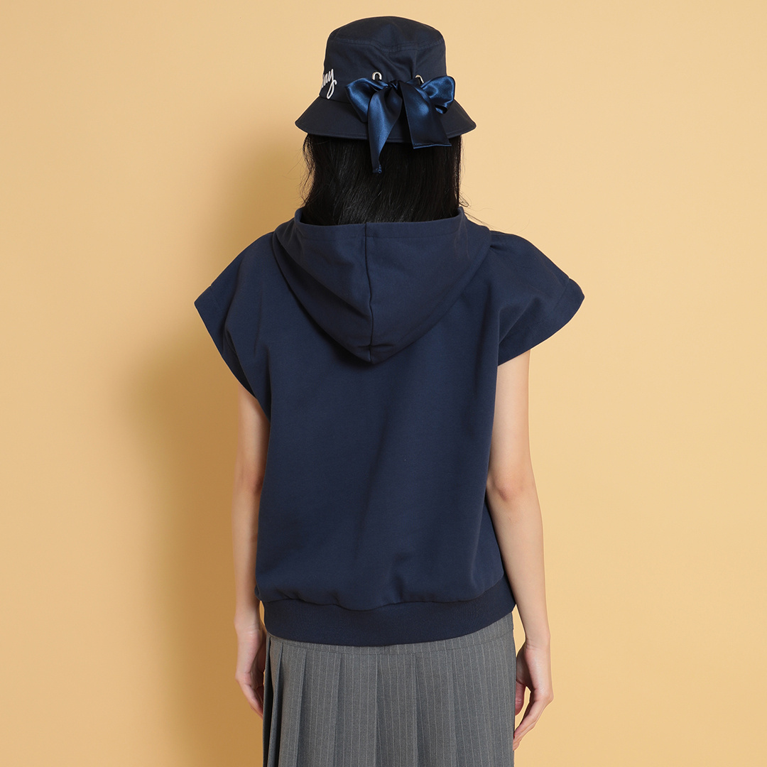 スウェットパーカーベスト (WOMENS)