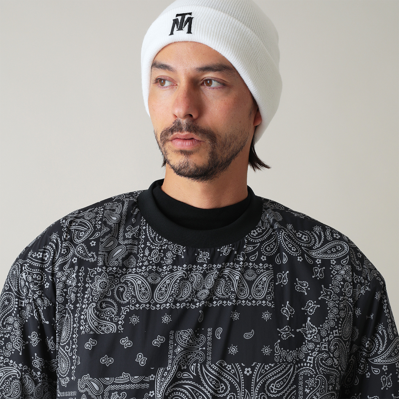 OKTA 裏地バンダナ柄 プリントスニード(MENS)