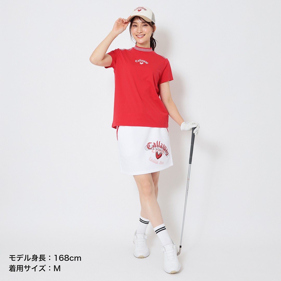 オンライン限定】ラブキャロウェイ半袖モックネックシャツ (WOMENS)