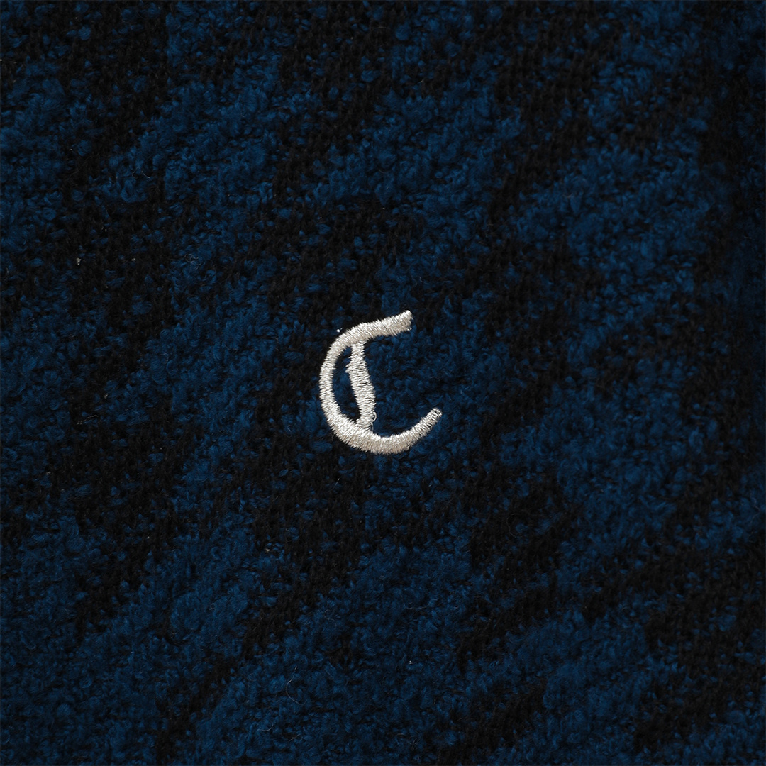 グレンチェック柄クールネックニット4 楽天市場】グレンチェック（柄チェック）（ニット・セーター｜トップス