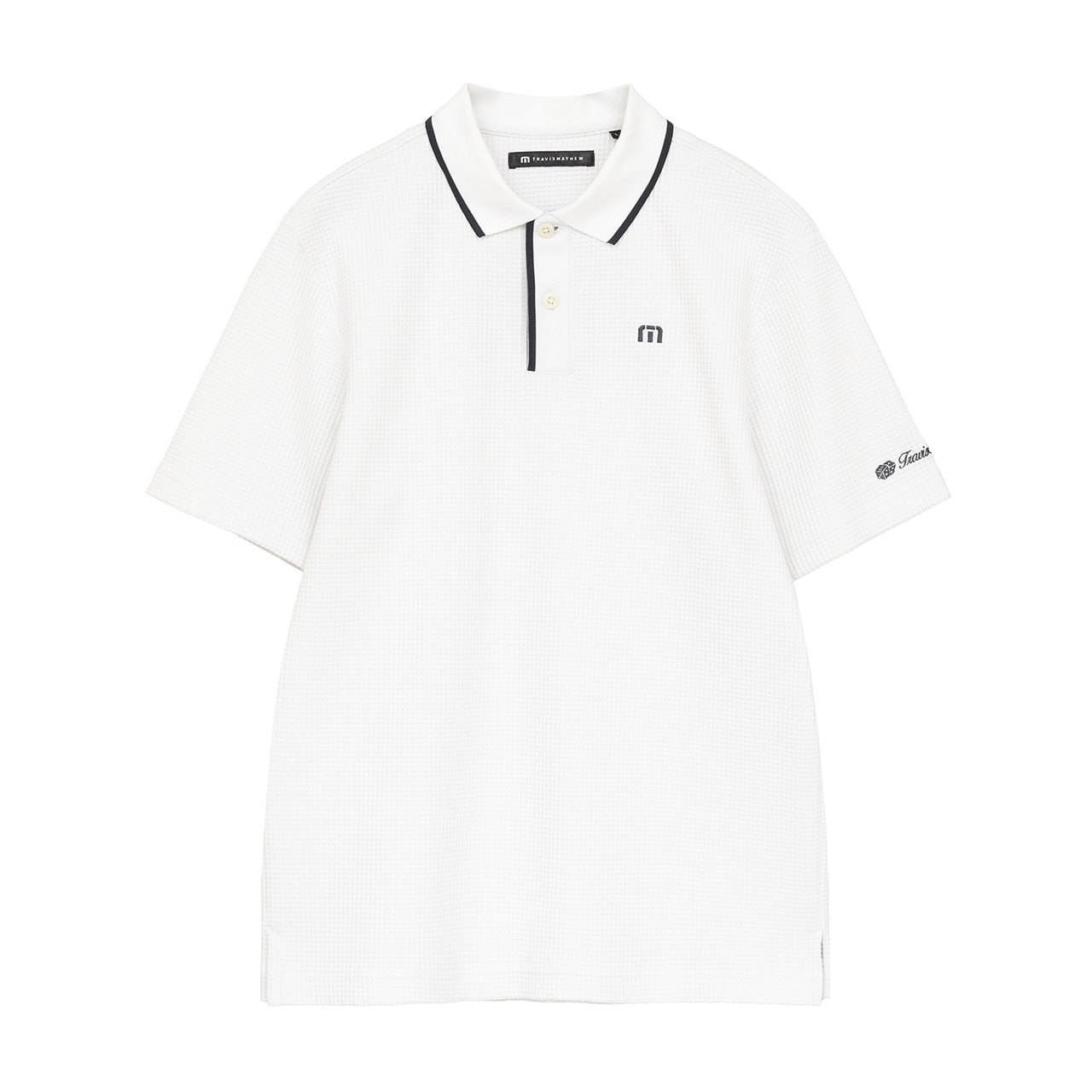 半袖ワッフルポロ(MENS)