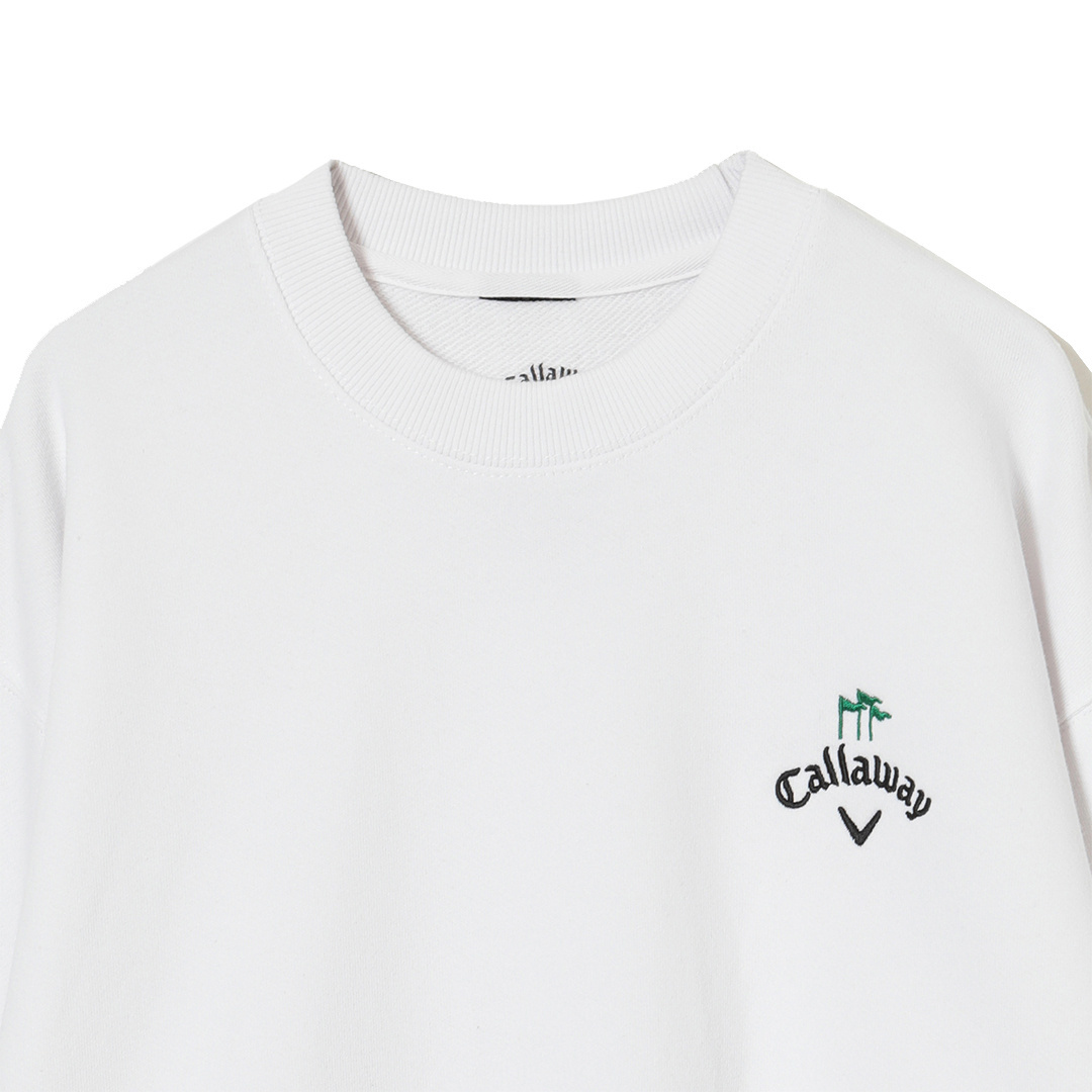 メンズウェア Callaway + CLUBHAUS Crewneck Sweat Callaway + CLUBHAUS Crewneck Sweat - White | CL