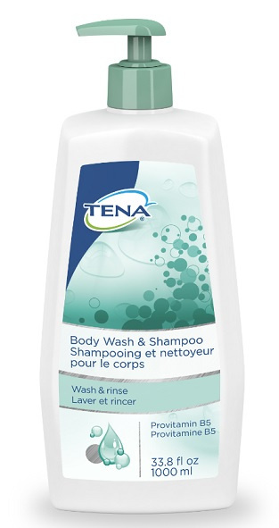 Tena Body Wash and Shampoo, 33.8 oz, 4/pack (TNWS4) photo