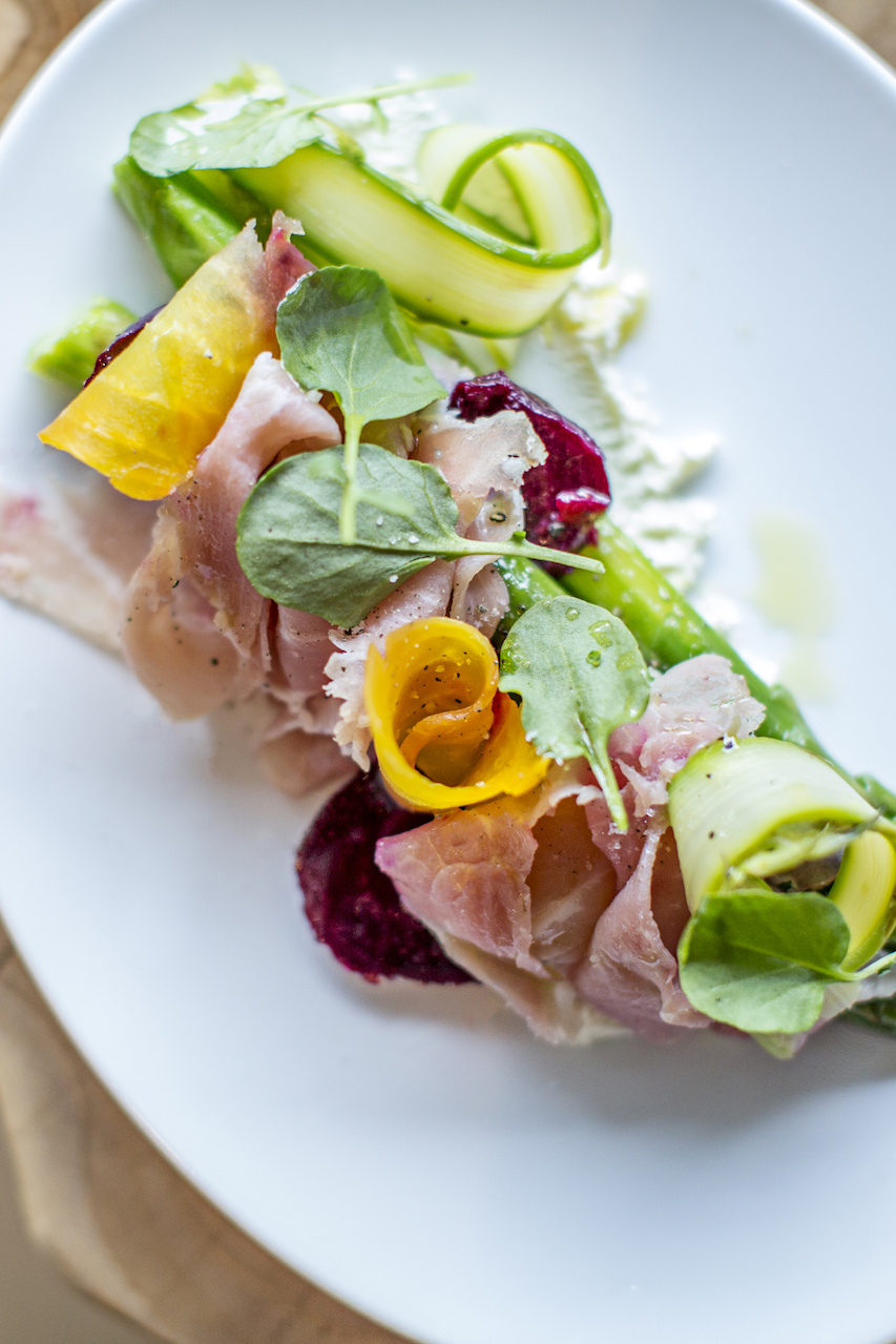 Almost too pretty to eat! Linton's in the Garden salad