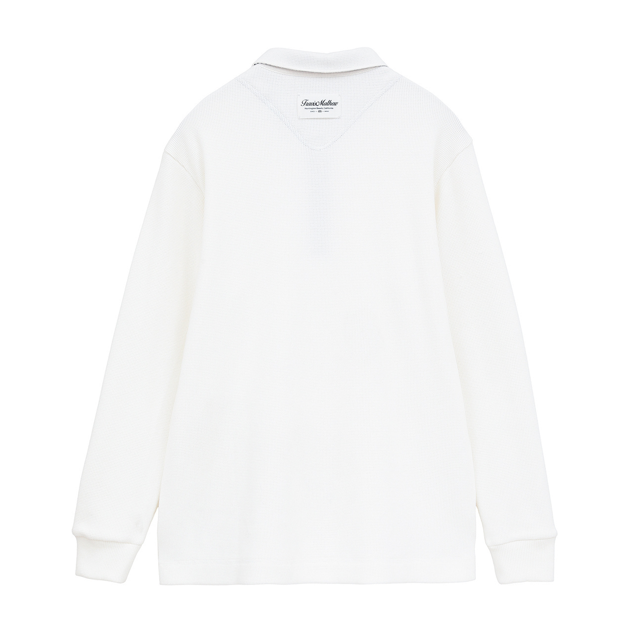 長袖ワッフルポロ(MENS)