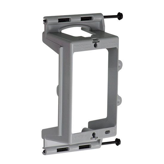 1-Gang Low Voltage Captive Screws Mounting Bracket with QuickConnect