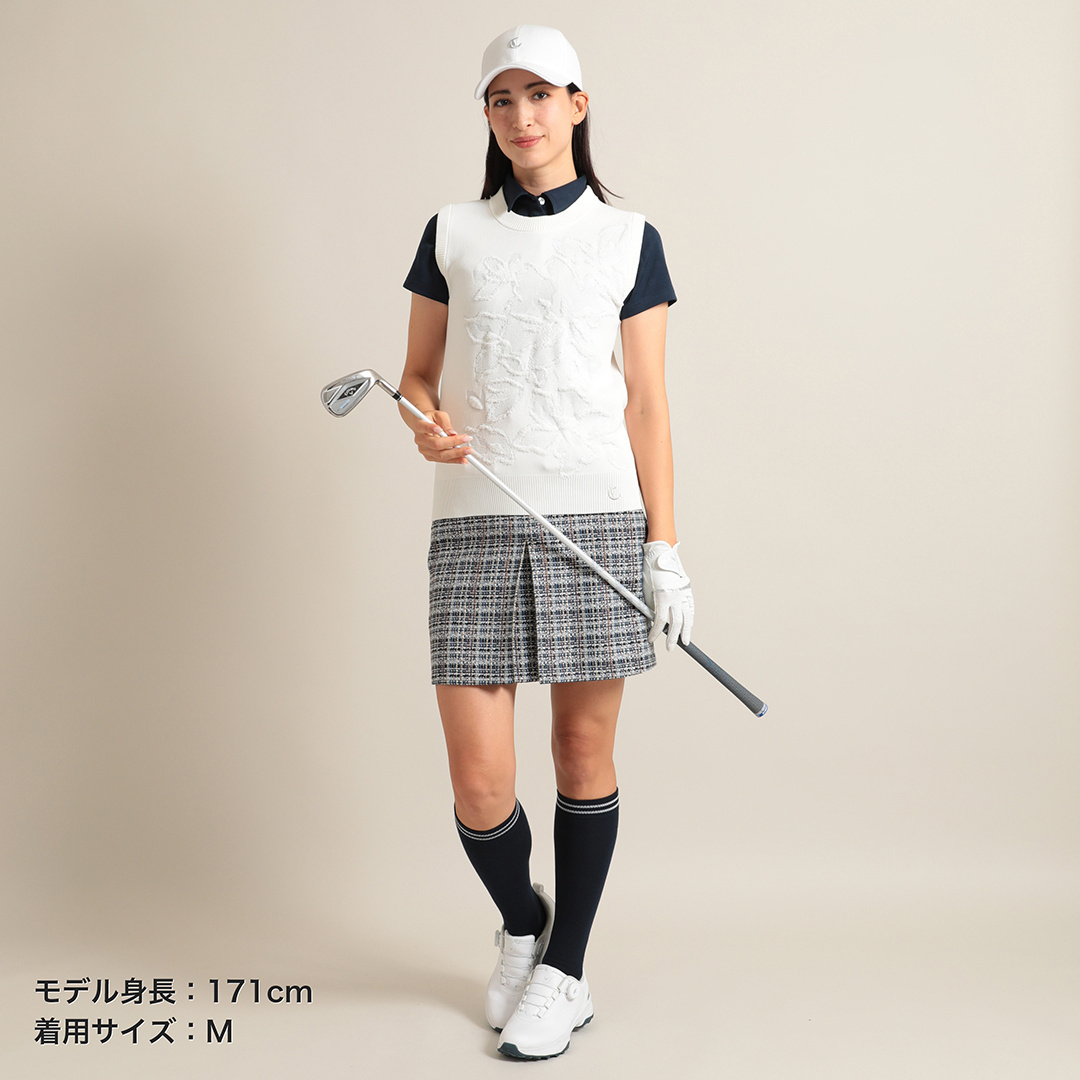 美品】GOLF WANG ゴルフワン フラワー 花柄 ニットベスト | APPS 