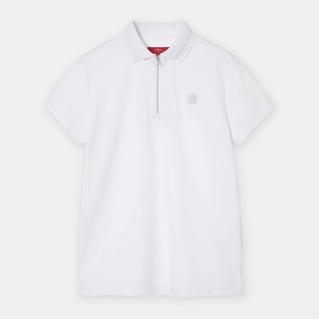 ハイゲージカノコハーフジップシャツ (WOMENS)