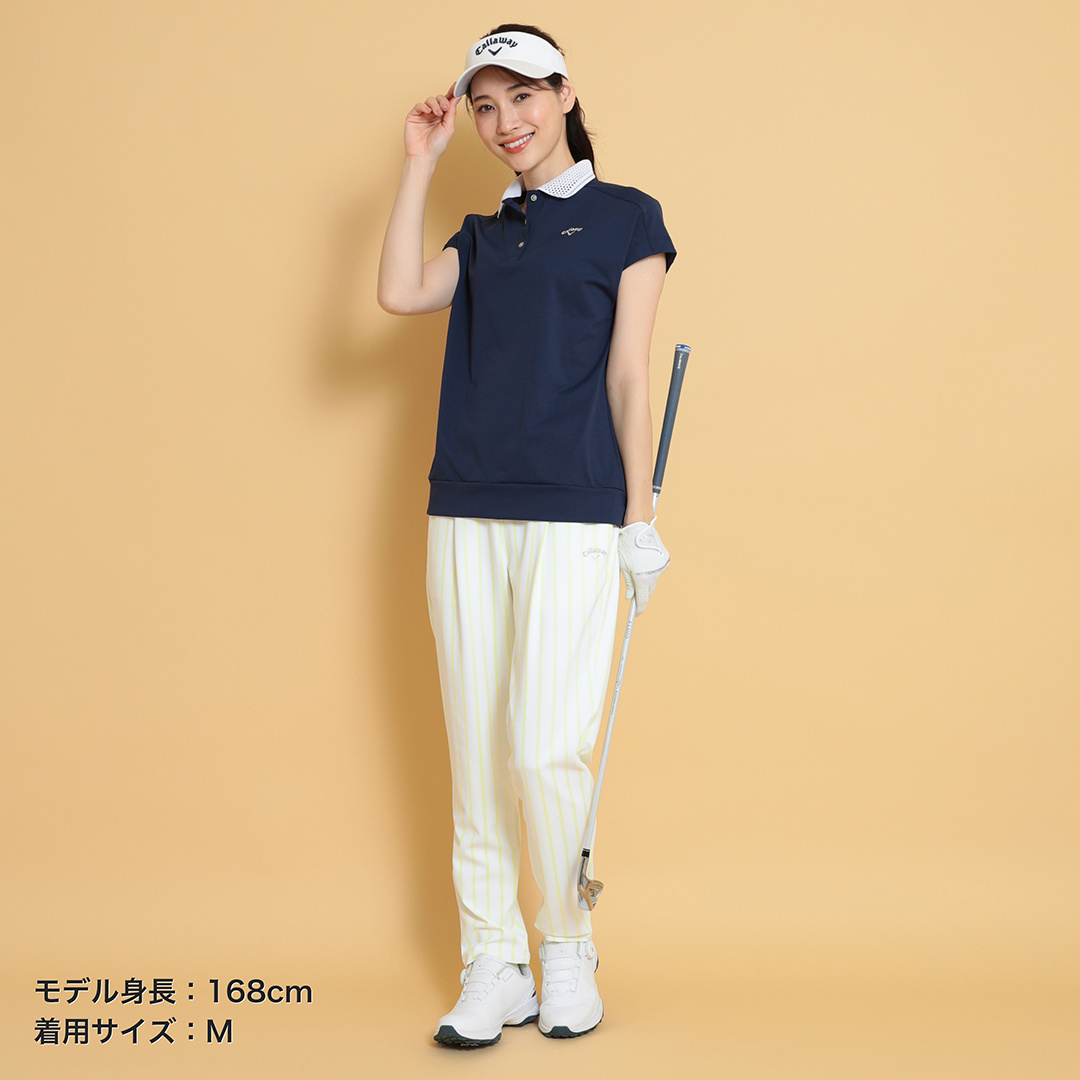 3℃裏クールフレンチスリーブポロシャツ (WOMENS)
