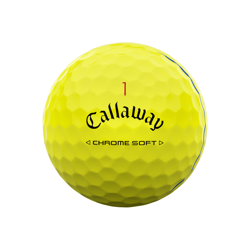 CHROME SOFT トリプル・トラック イエロー ボール