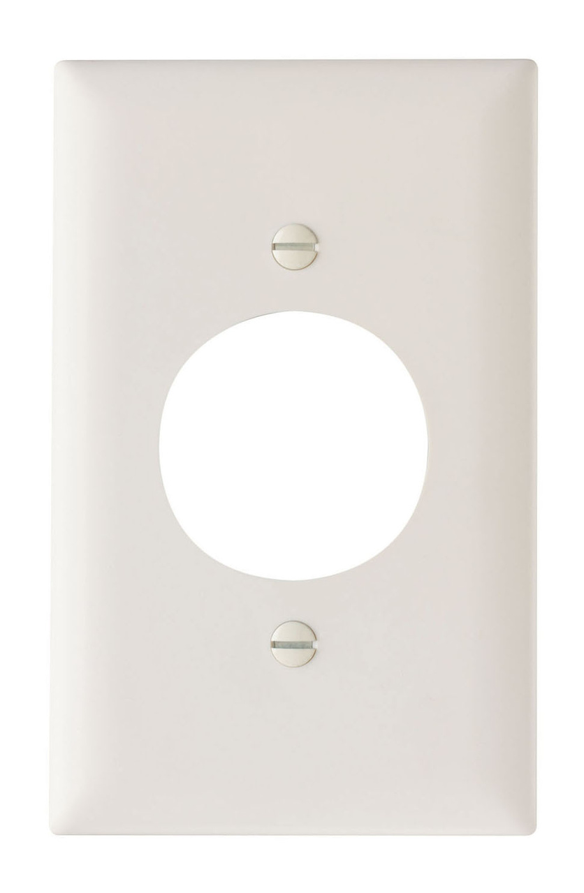 Power Outlet Receptacle Openings, One Gang, Light Almond