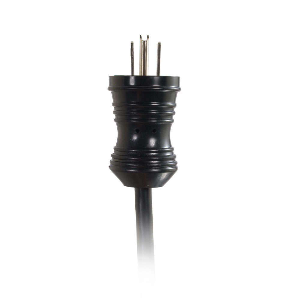 16 AWG Hospital Grade Power Cord (NEMA 5-15P to IEC320C13) - Black (TAA)