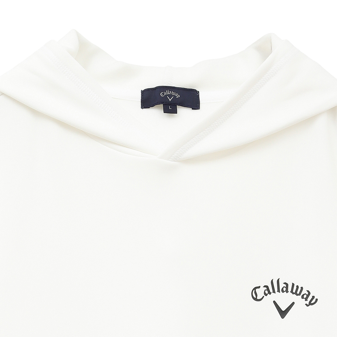 【CALLAWAY】新品未使用　裏起毛ダブルニットフーディシャツ　メンズ３Ｌ 裏起毛ダブルニットフーディーシャツ (MENS)