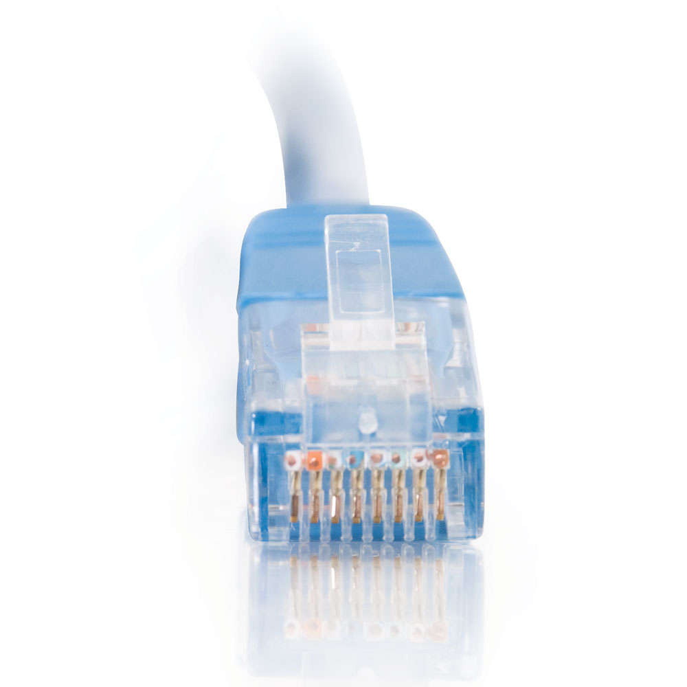 Cat5e Molded Solid Unshielded (UTP) Ethernet Network Patch Cable - Blue