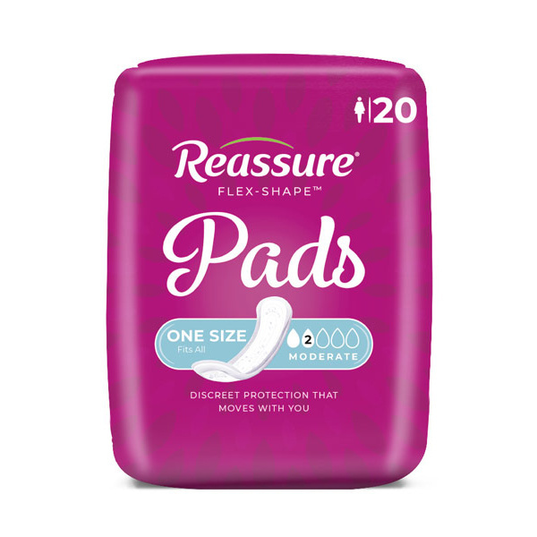 Reassure Flex-Shape Pad, Moderate - 100/case (REDPES Health & Beauty Health Care Incontinence Aids) photo