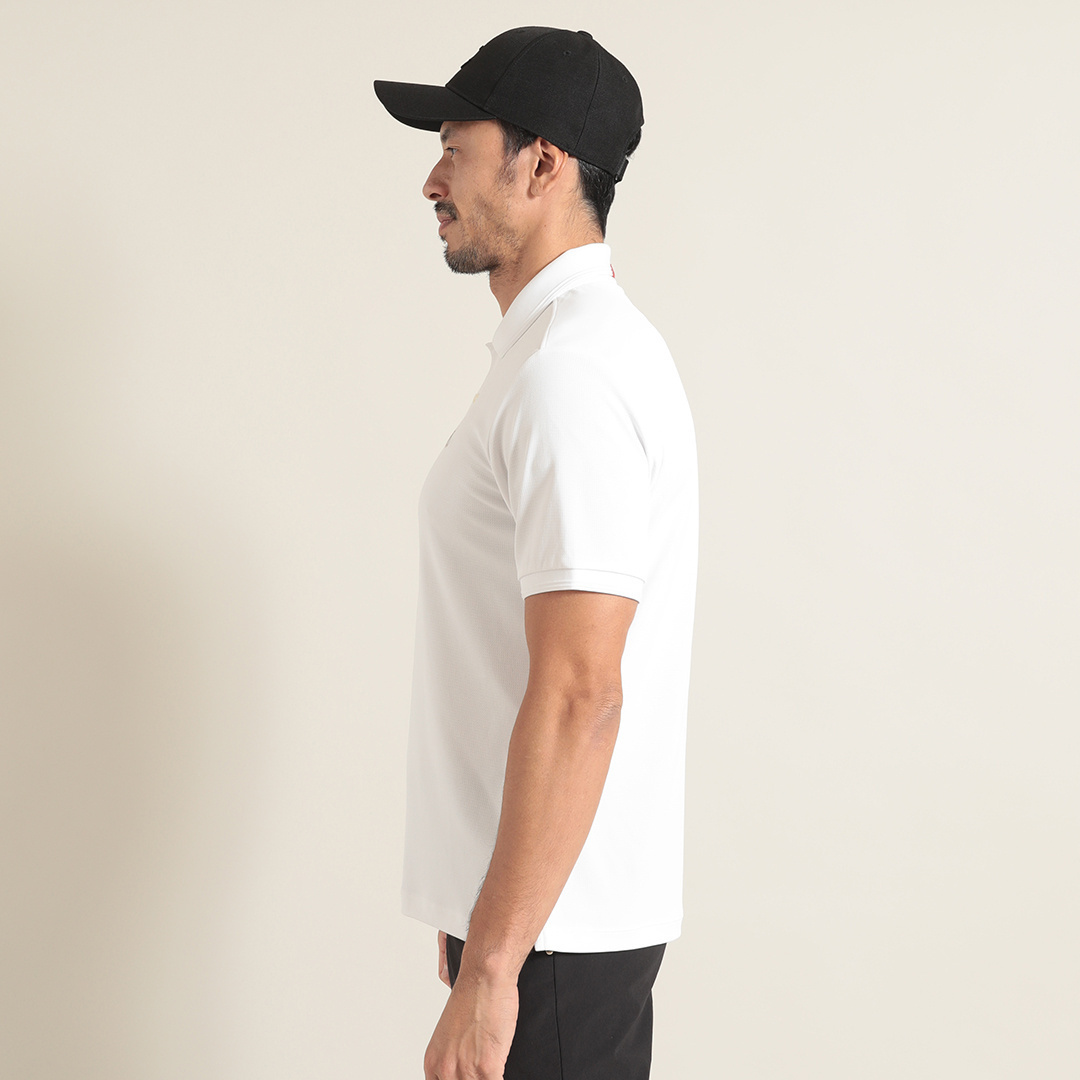 裏クールアイレットカノコ ポロシャツ (MENS)