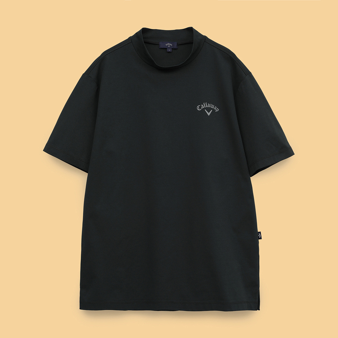 3℃裏クール天竺バックプリントモックネック ※4Lサイズあり (MENS)