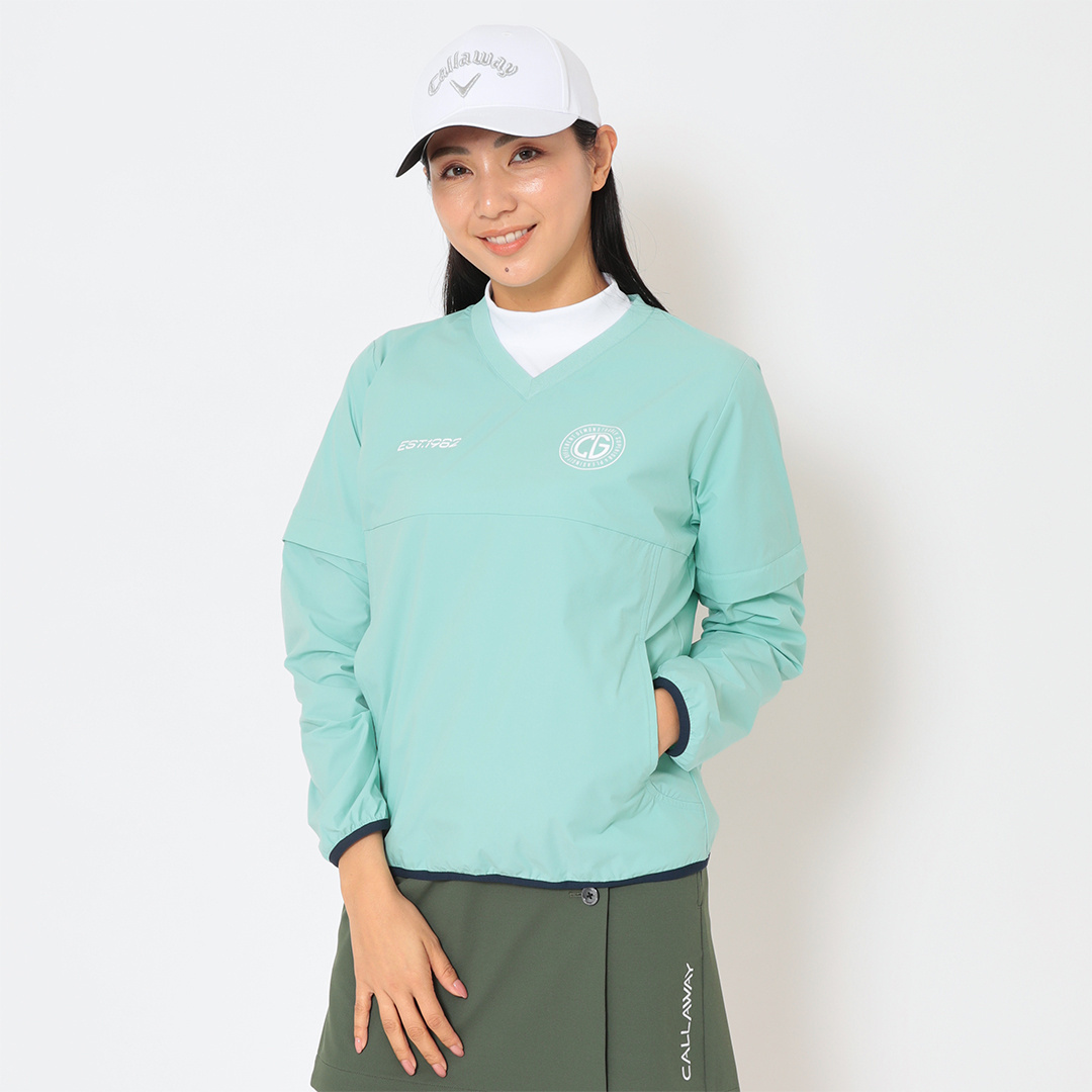 プルオーバー撥水2WAYブルゾン (WOMENS)