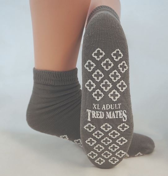 Slipper Socks, Non-Skid, X-Large, 3/pack (TMSOCKGR3) photo