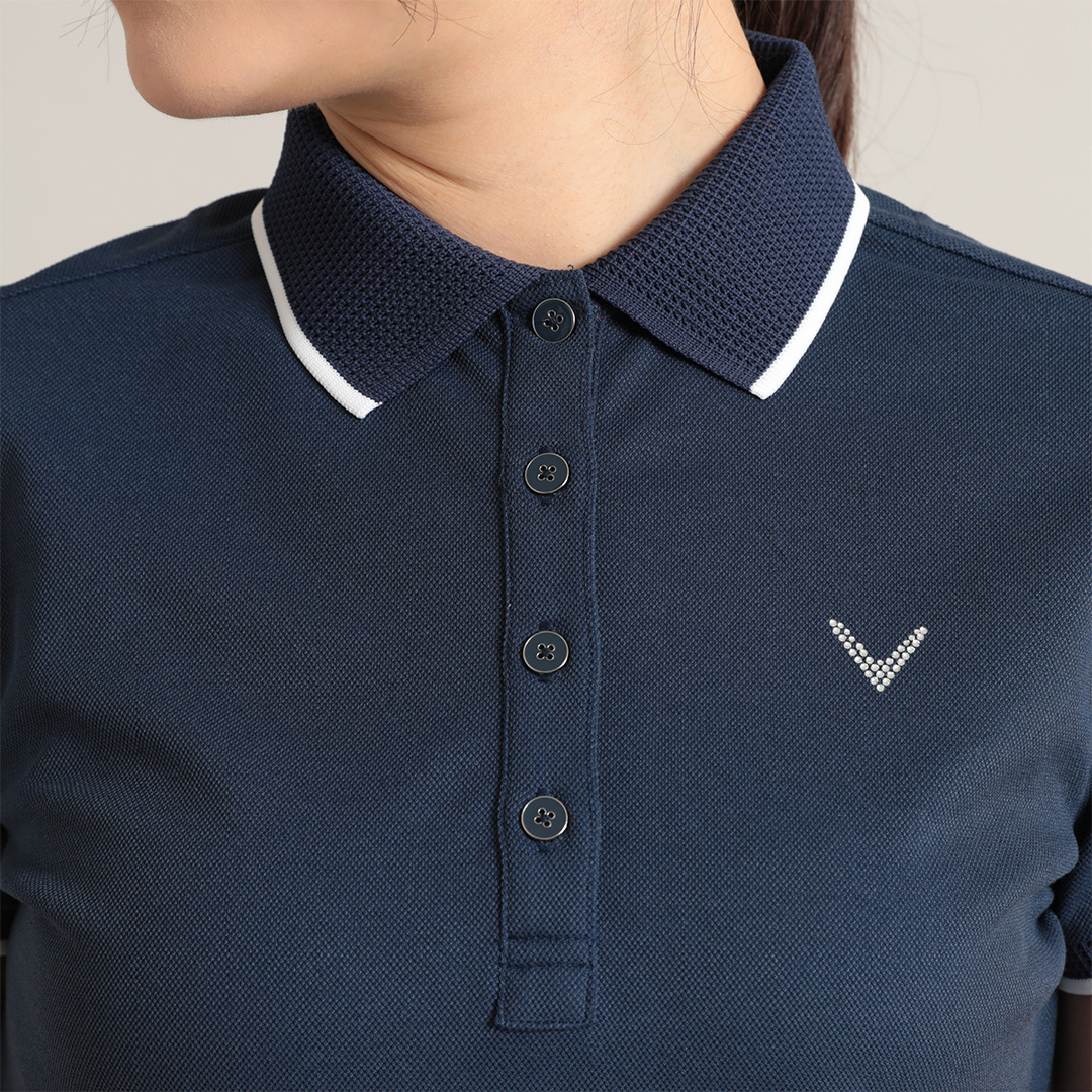 CALLAWAY RED LABEL T/Cカノコポロシャツ (WOMENS)