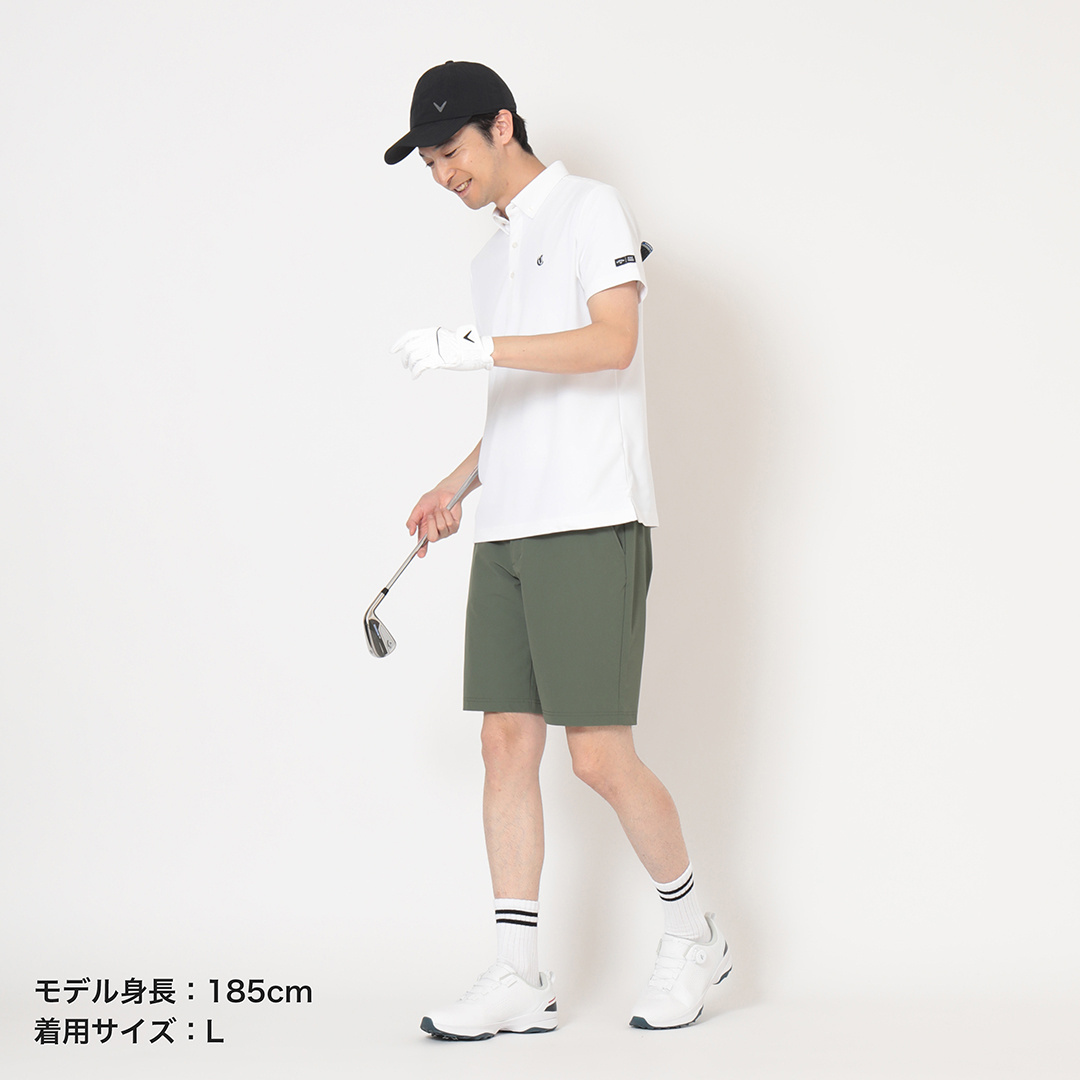 ナイロンストレッチイージーショートパンツ (MENS)