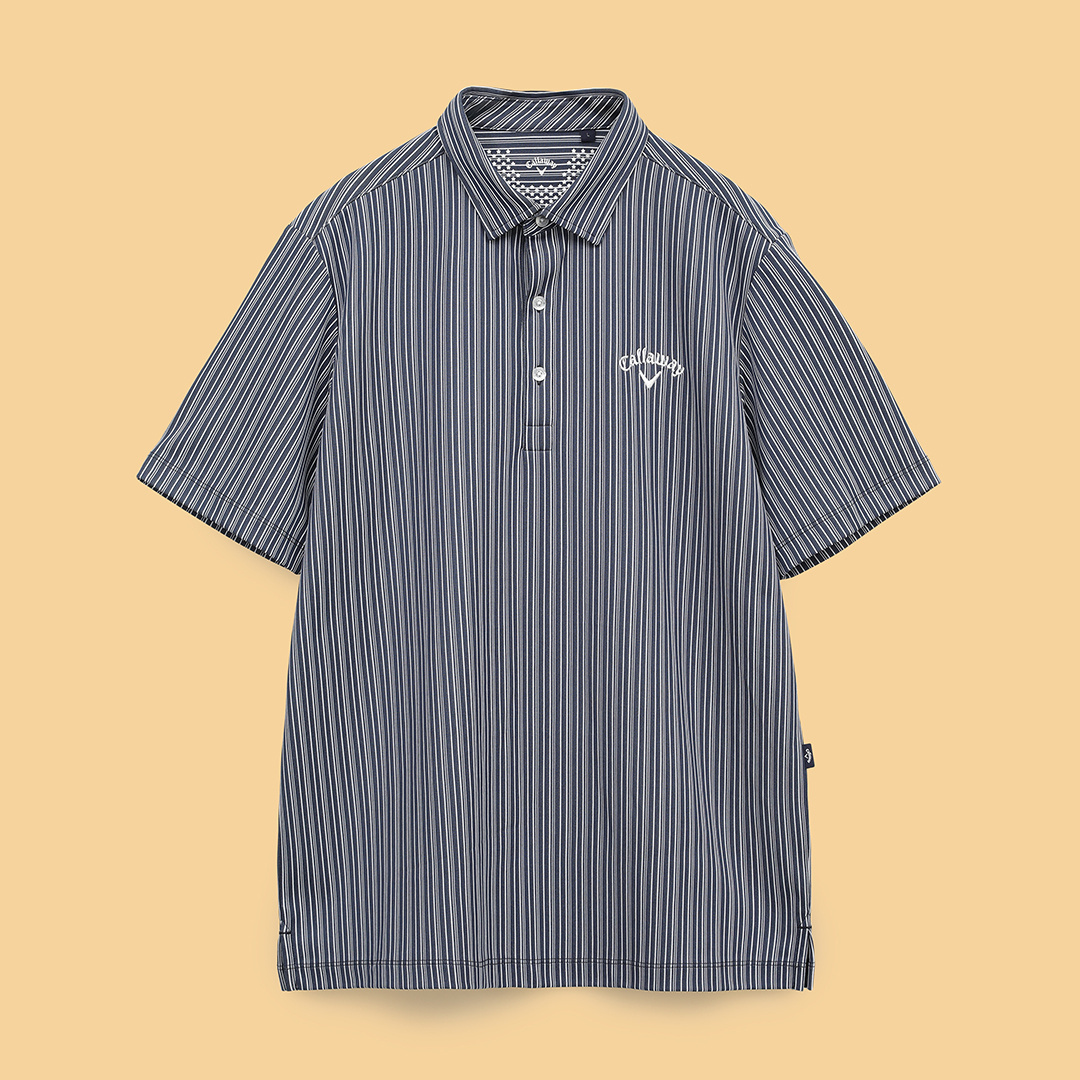 ストライプジャカードシャツ (MENS)
