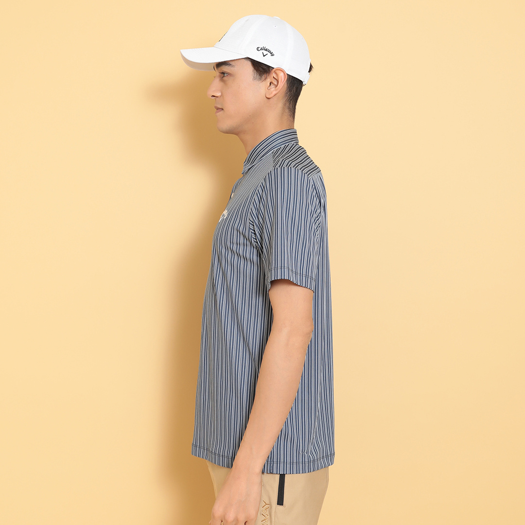 ストライプジャカードシャツ (MENS)