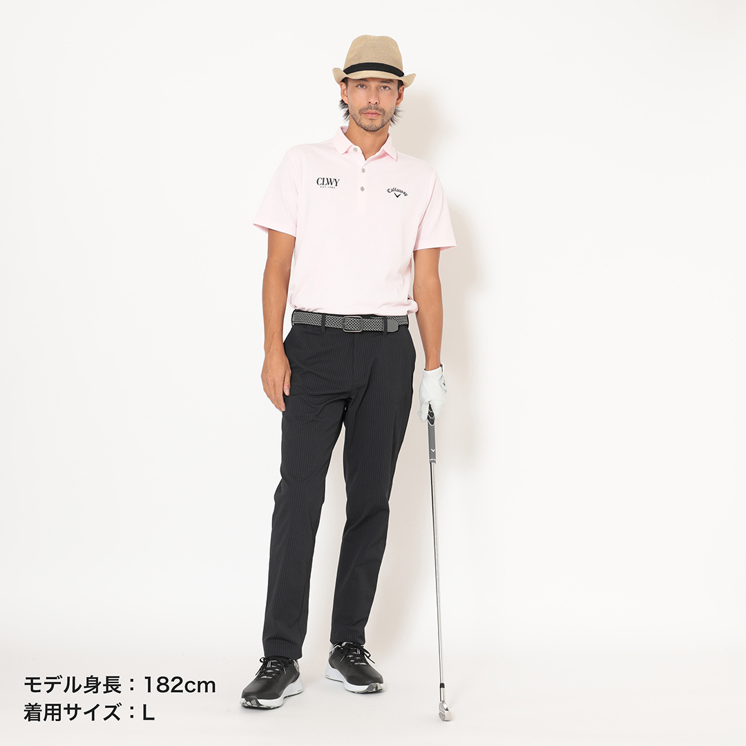 ビッグカノコ台衿付き半袖ポロシャツ ※4Lサイズあり (MENS)