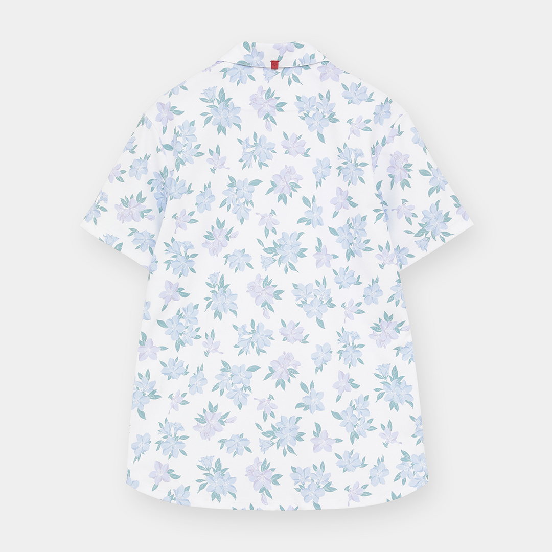 オンライン・直営店限定】フラワープリントカノコシャツ (MENS)