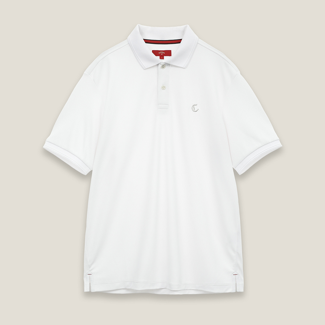 裏クールアイレットカノコ ポロシャツ (MENS)