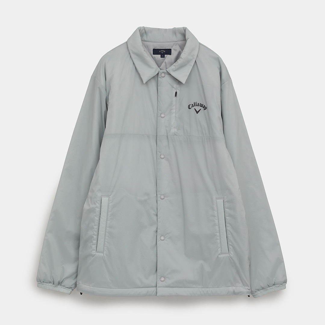 ストレッチミニリップ中綿コーチジャケット (MENS)
