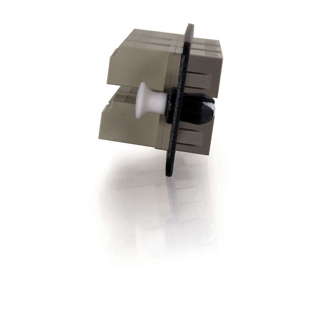 24-Strand, LC Quad, PB Insert, Multimode, Beige Adapter Panel