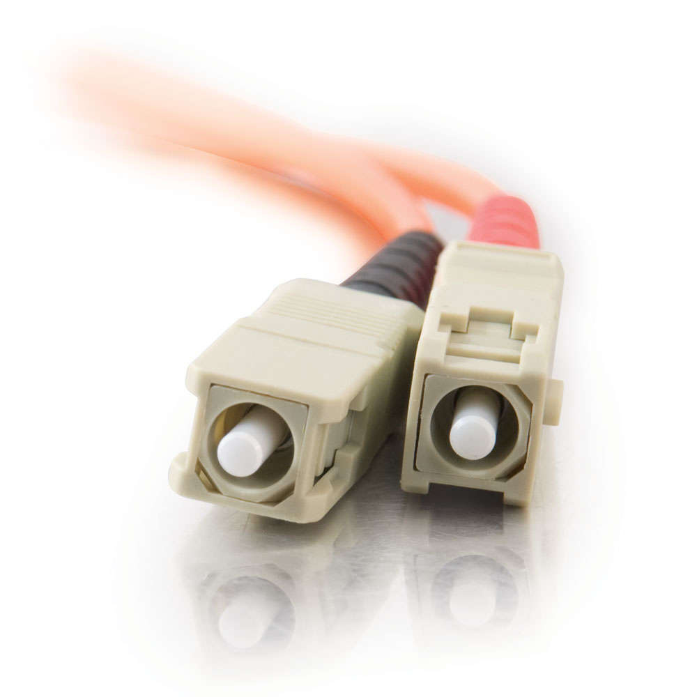 SC/SC 62.5/125 Mode-Conditioning Fiber Optic Patch Cable - Orange (TAA Compliant)