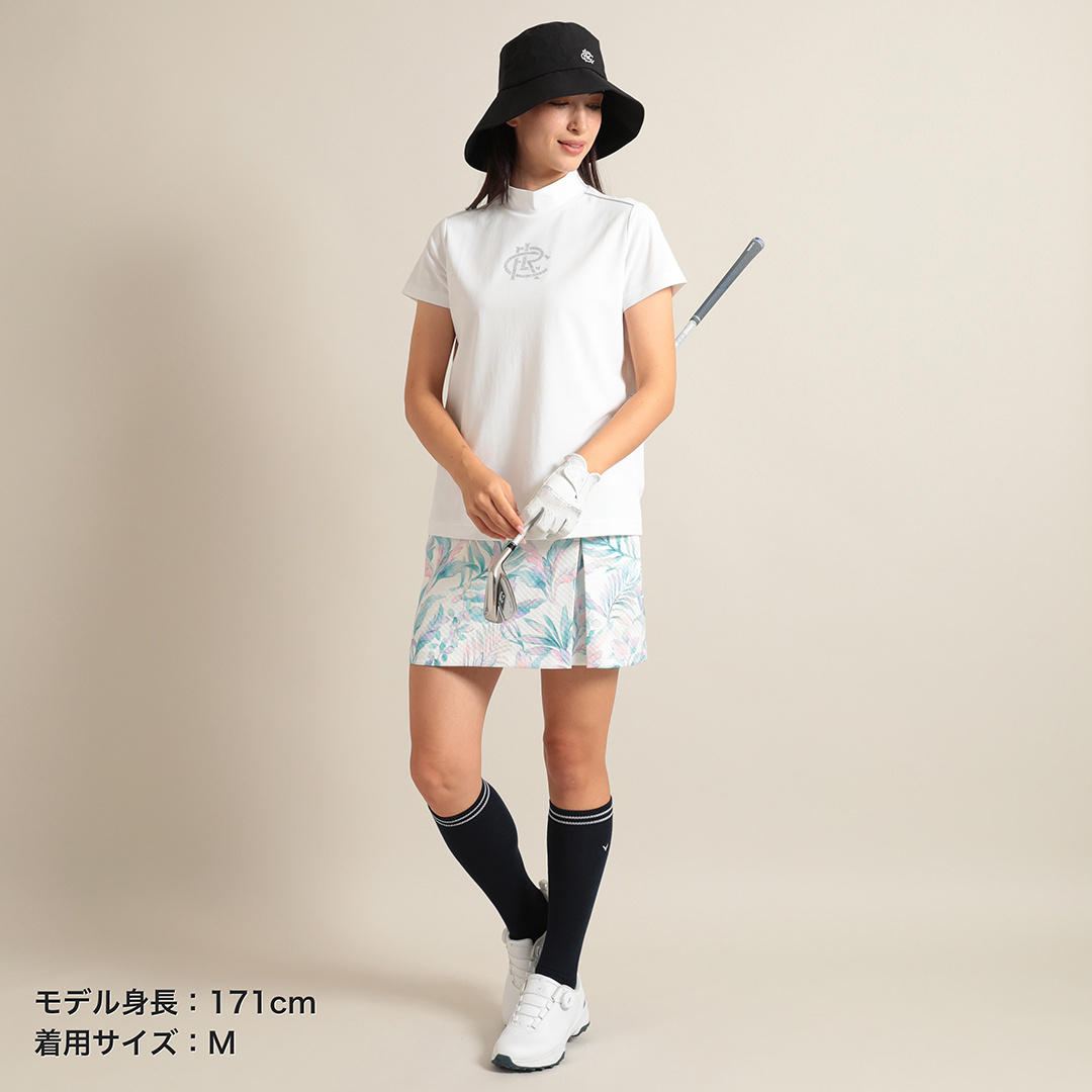 ボタニカルプリントバスケット スカート (WOMENS)