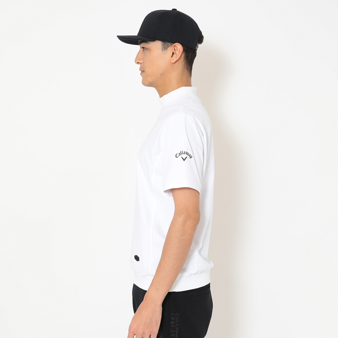 3℃裏クールリラックス半袖モックネック ※4Lサイズあり (MENS)