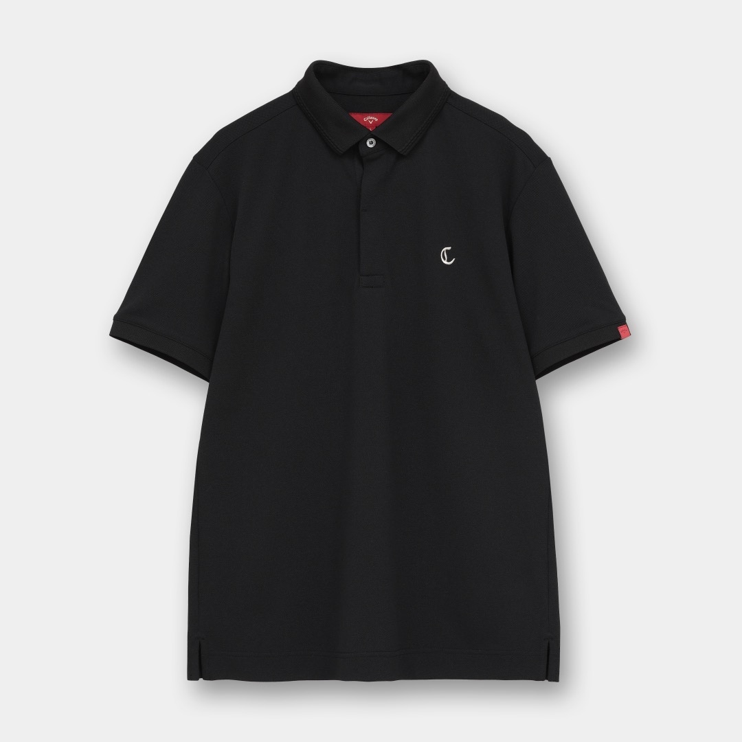 コットンライクストレッチカノコ比翼シャツ (MENS)