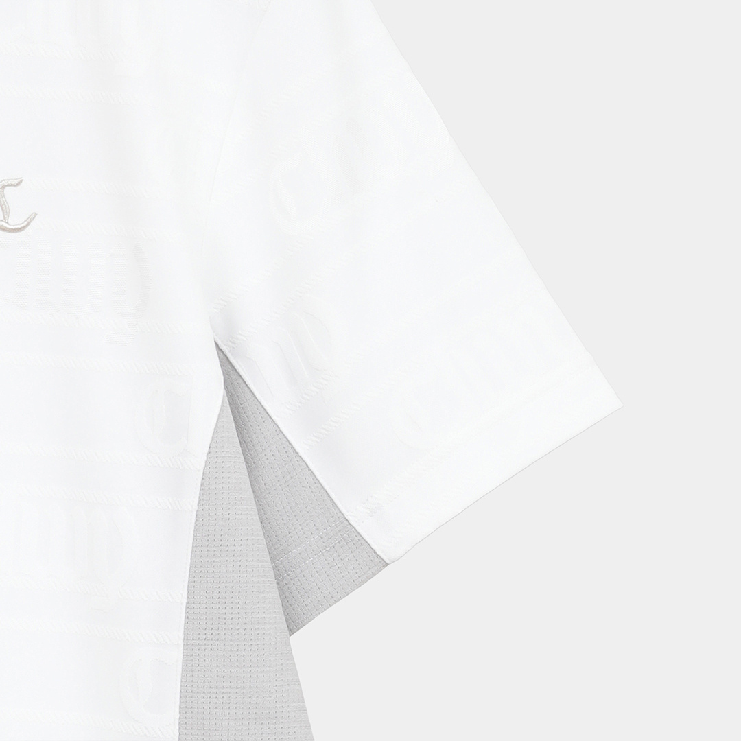 CLWYジャカード×Dot Meshモックネックシャツ (MENS)