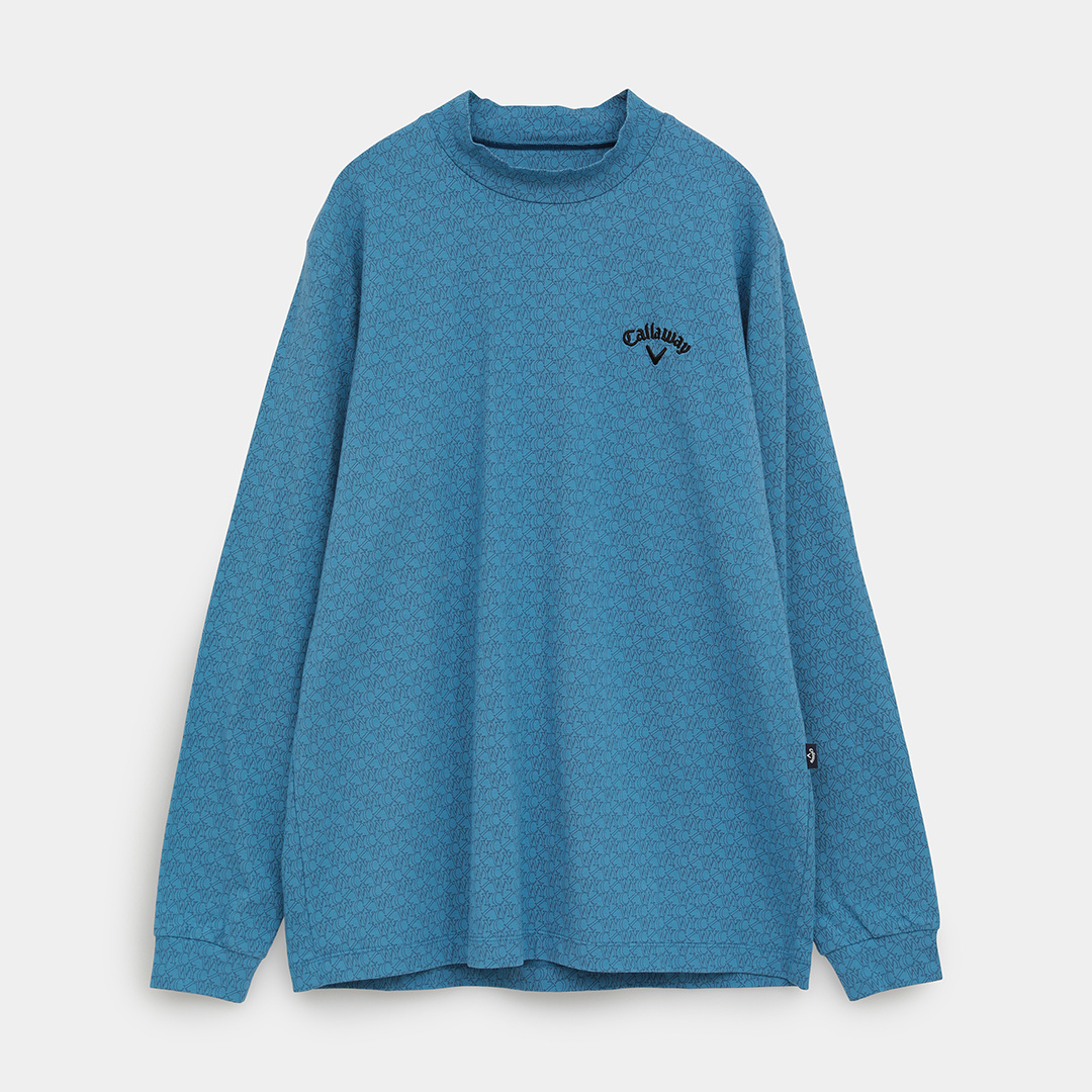 【新品タグ付き】ロゴプリントモックネックSS サイドロゴロングスリーブモックネック / Side Logo Long Sleeve