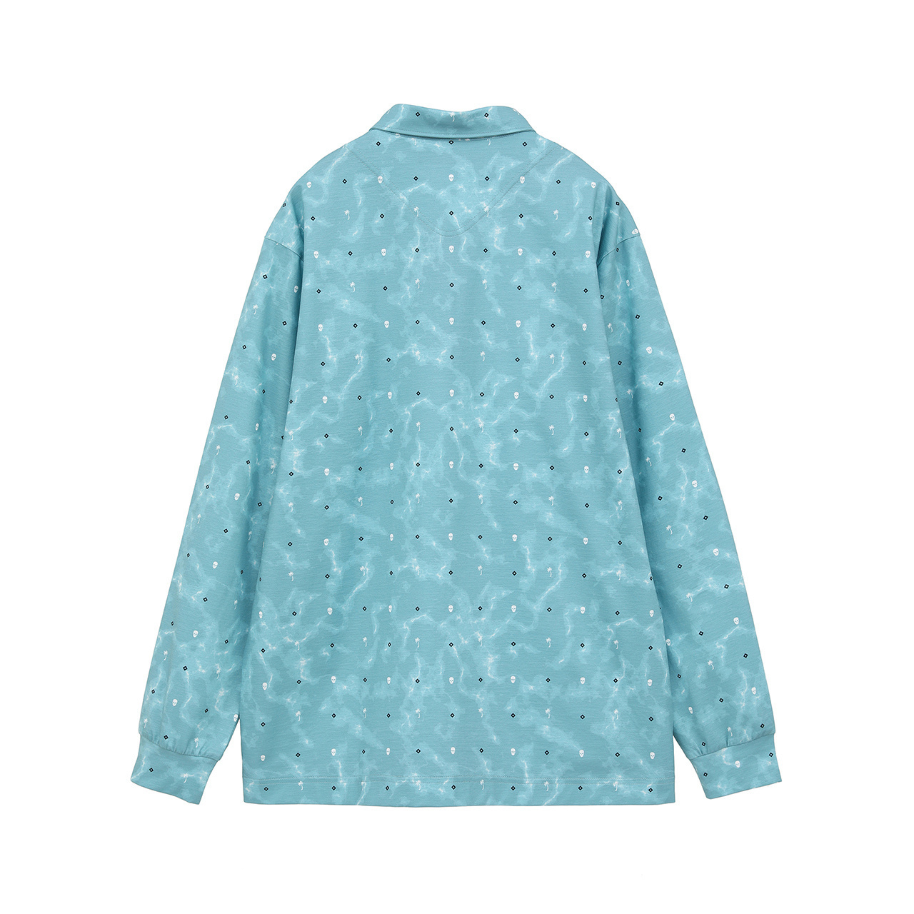 グラフィック 長袖ポロ(MENS)