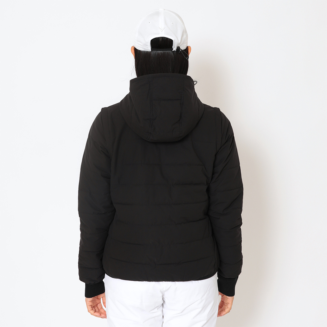 ポリエステルリップ2WAY撥水中綿ブルゾン (WOMENS)